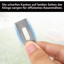 Schäubli Bot Edelstahl Langloch Ersatzmesser 36mm für Automower Mähroboter